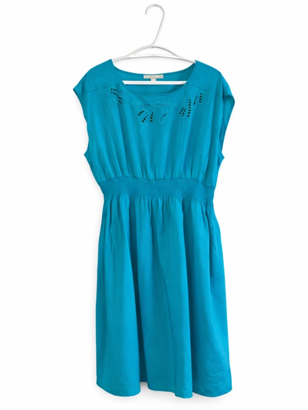 4/$20➡️ My Collection Turquoise Dress Cinched Waist & Lace Detail – Size XL EUC